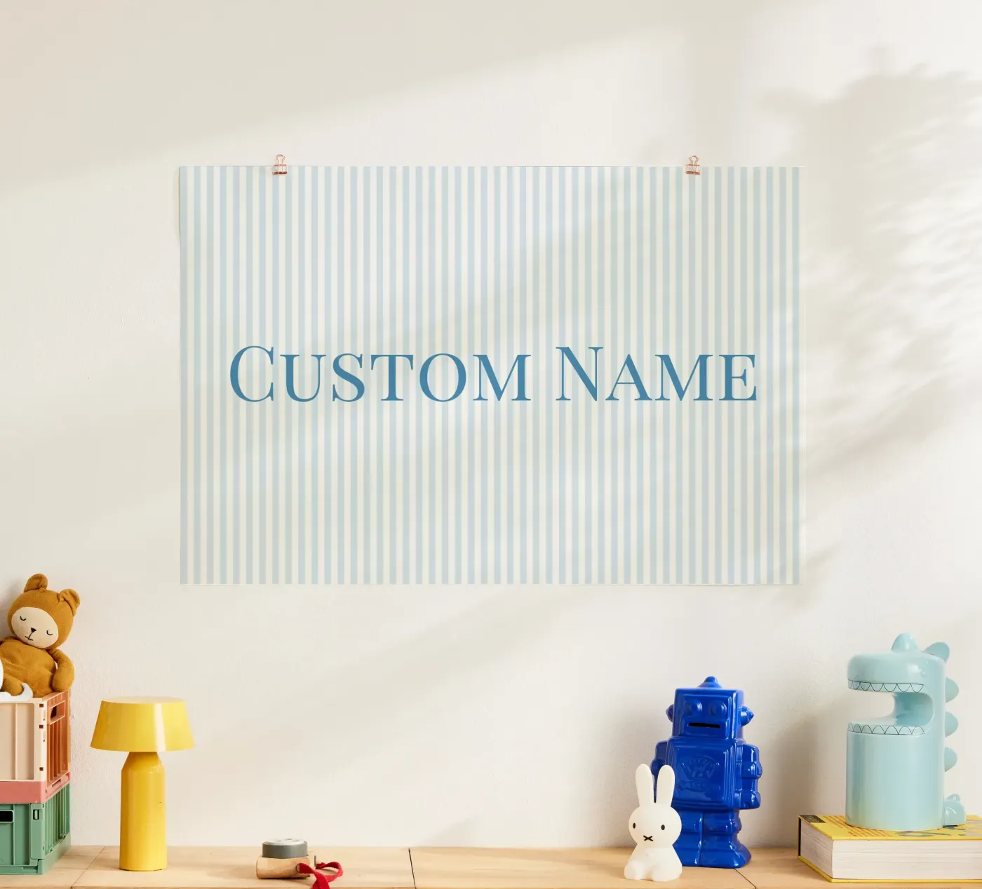 Nursery Custom Name poster da Apolo Prints