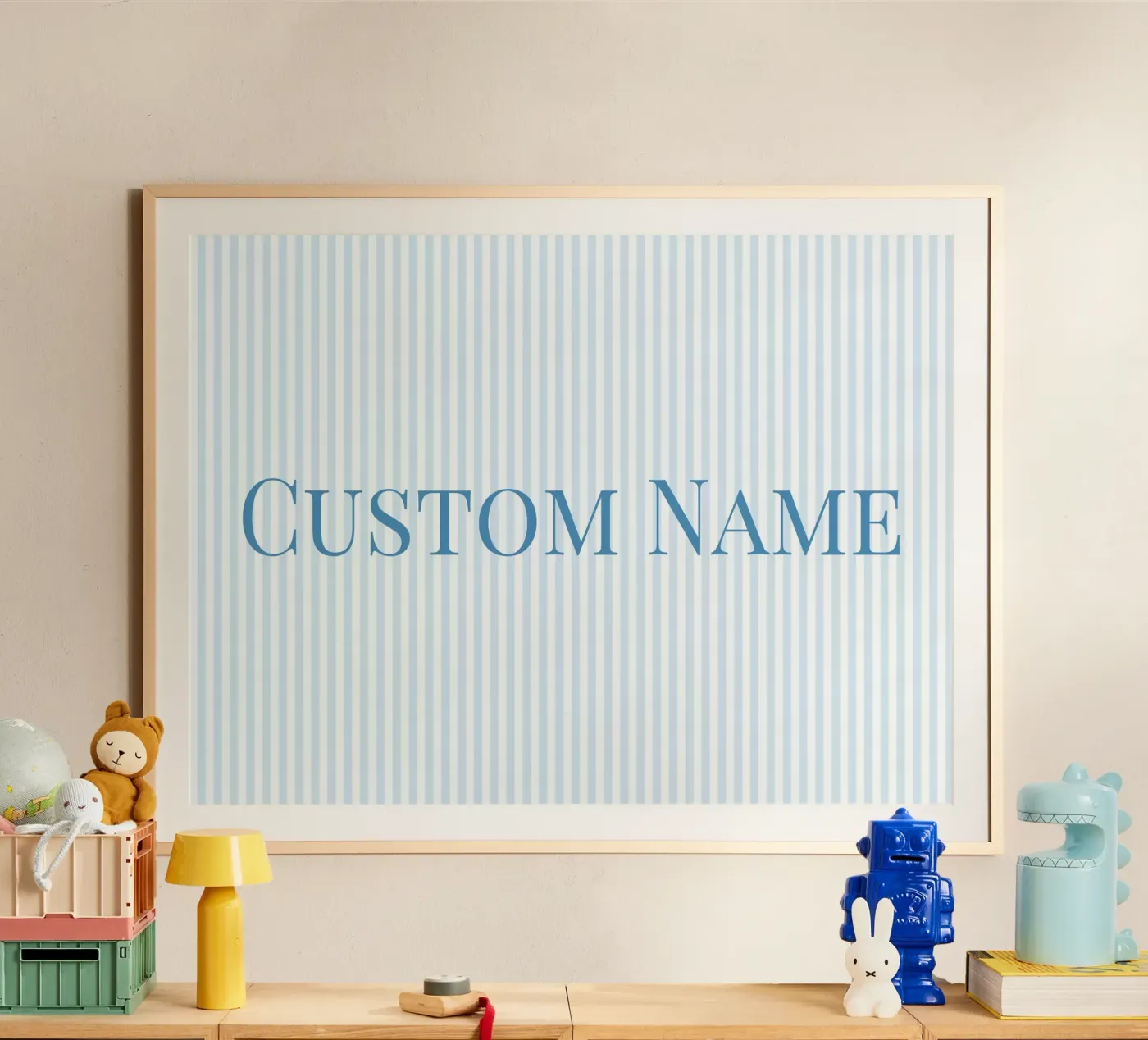 Nursery Custom Name poster da Apolo Prints