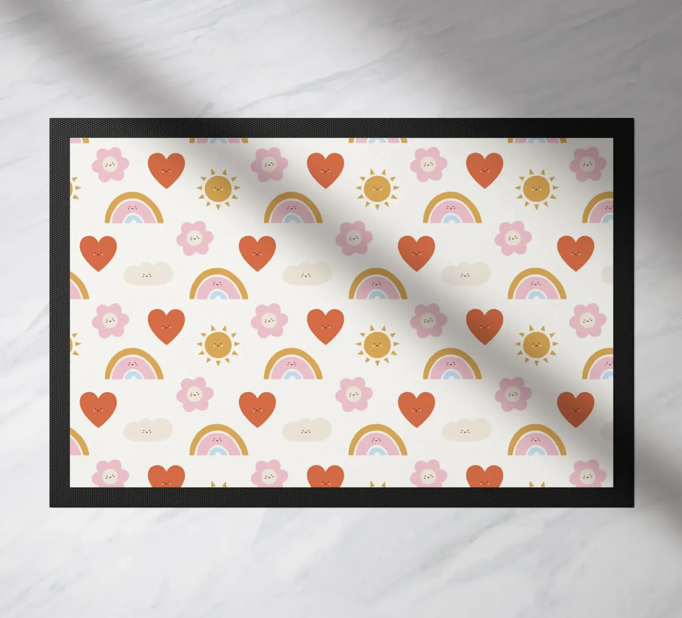 Pattern Love No 26 deurmat van treechild