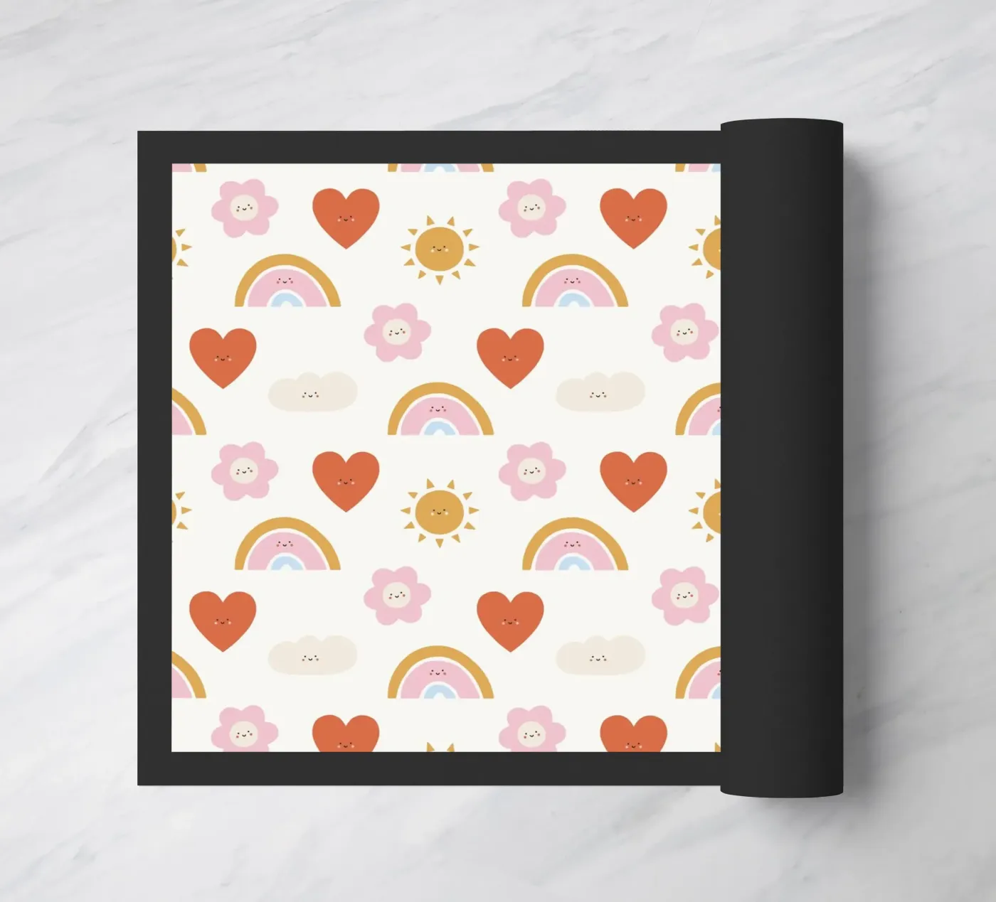 Pattern Love No 26 deurmat van treechild