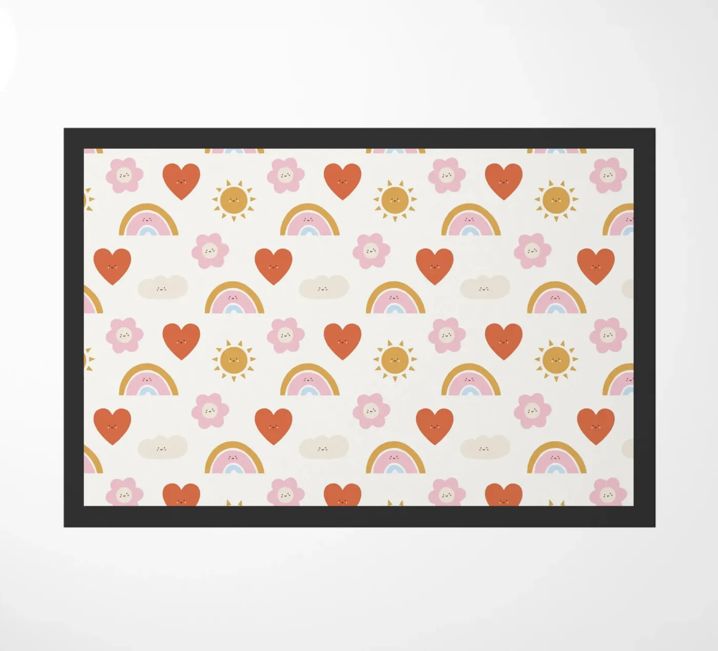 Pattern Love No 26 deurmat van treechild