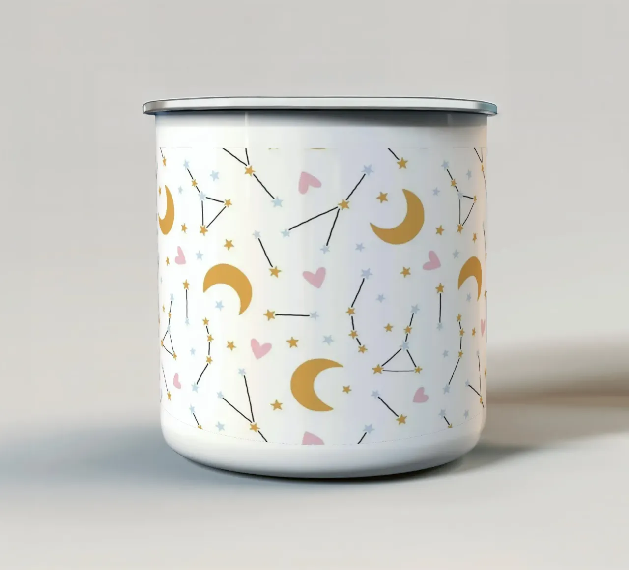 Pattern Love No 28 tazza in smalto da treechild