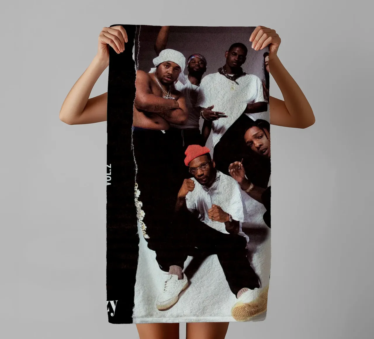 Asap Mob vol 2 asciugamano da bagno da Green