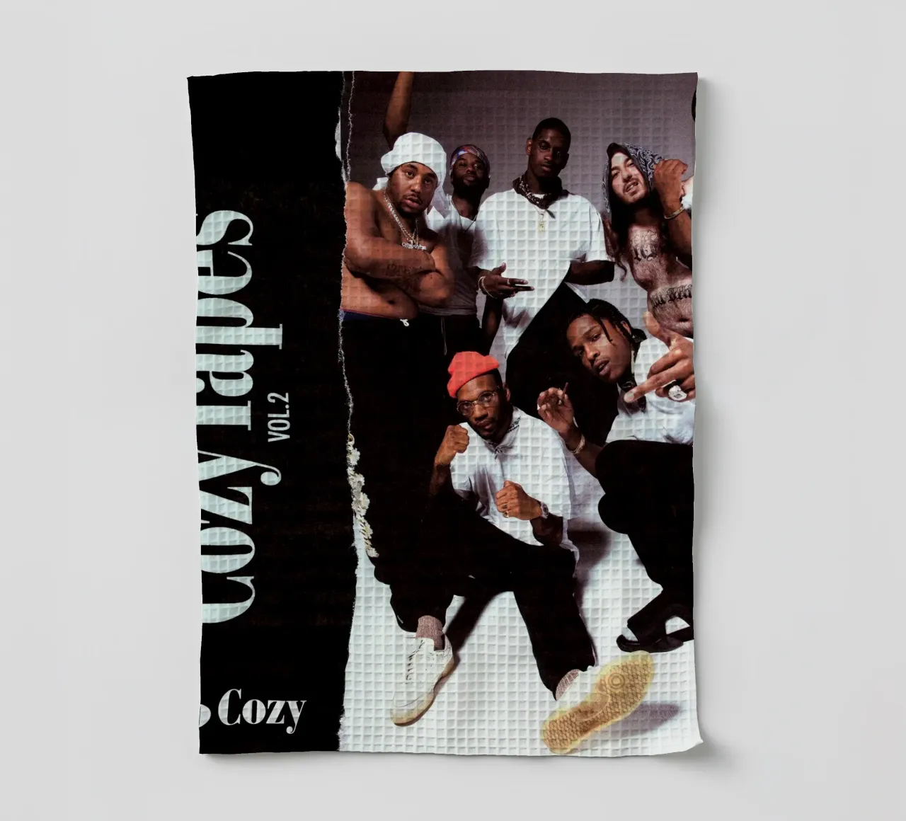 Asap Mob vol 2 tea towel by Green