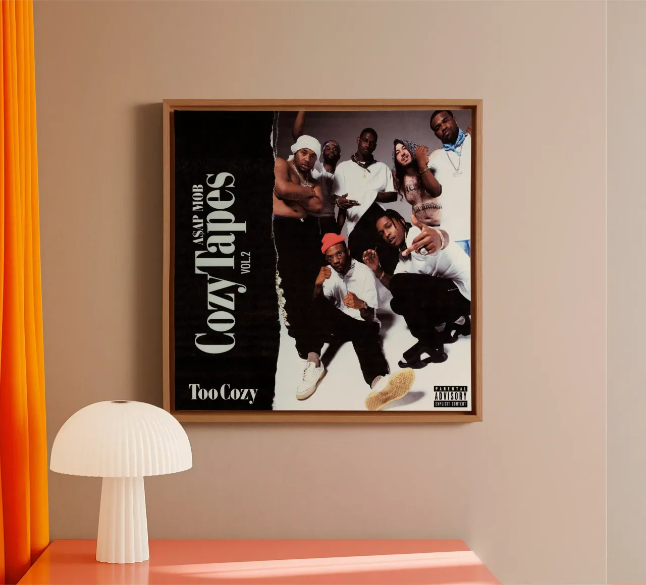 Asap Mob vol 2 tela con Cornice a cassetta da Green