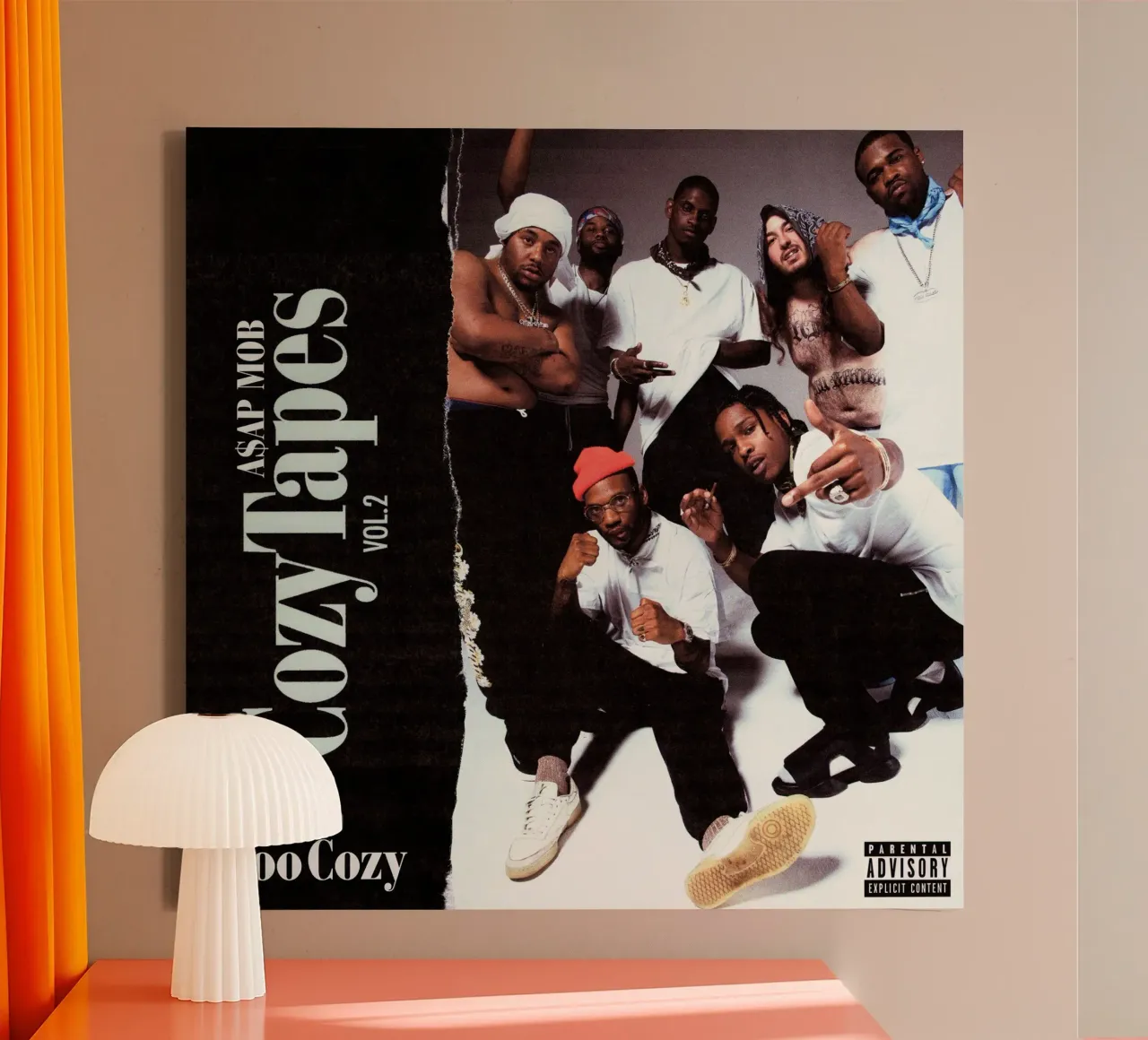 Asap Mob vol 2 tela con Cornice a cassetta da Green