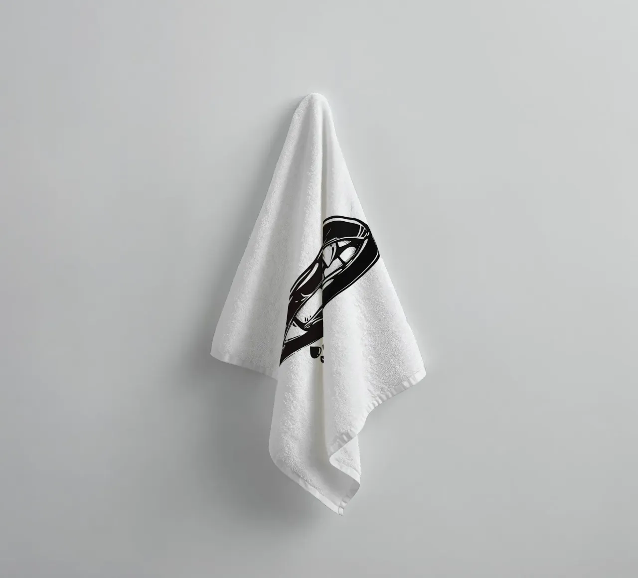 labbra da vampiro asciugamano da bagno da Green