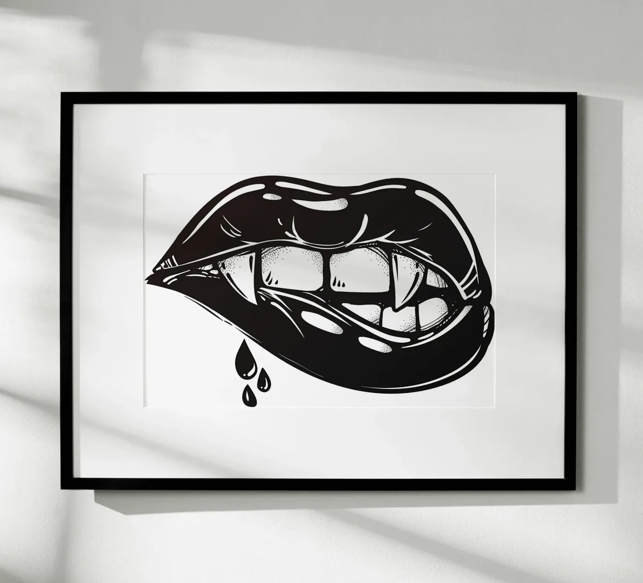 labbra da vampiro carta hahnemühle da Green