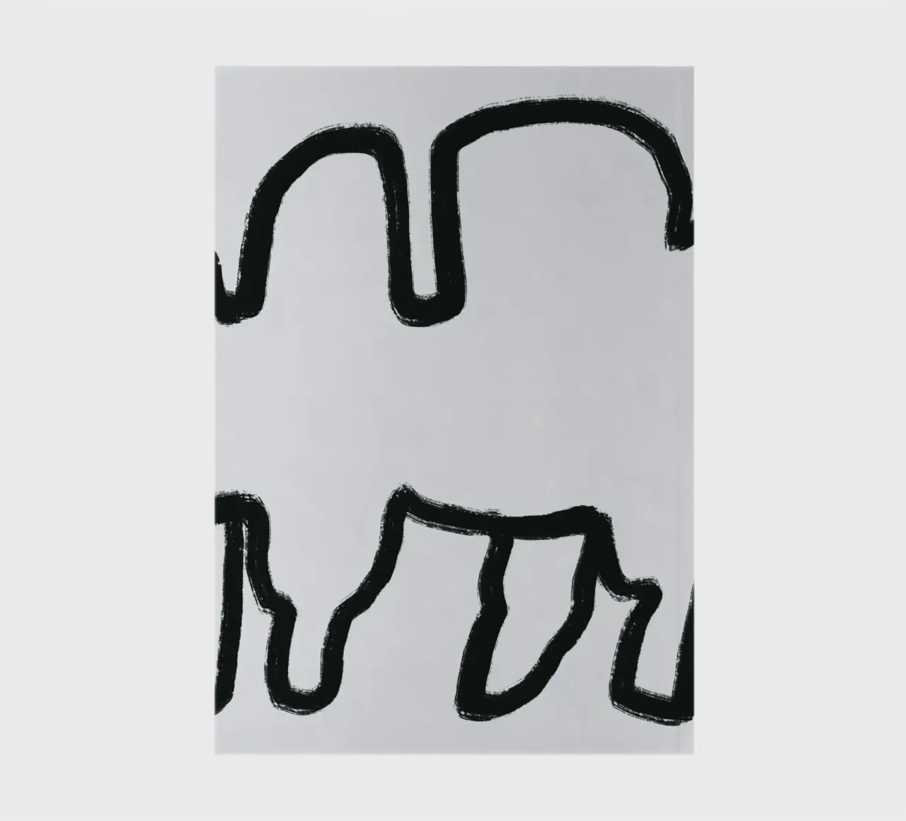 Camel outline minimalist notebook by Little Dean