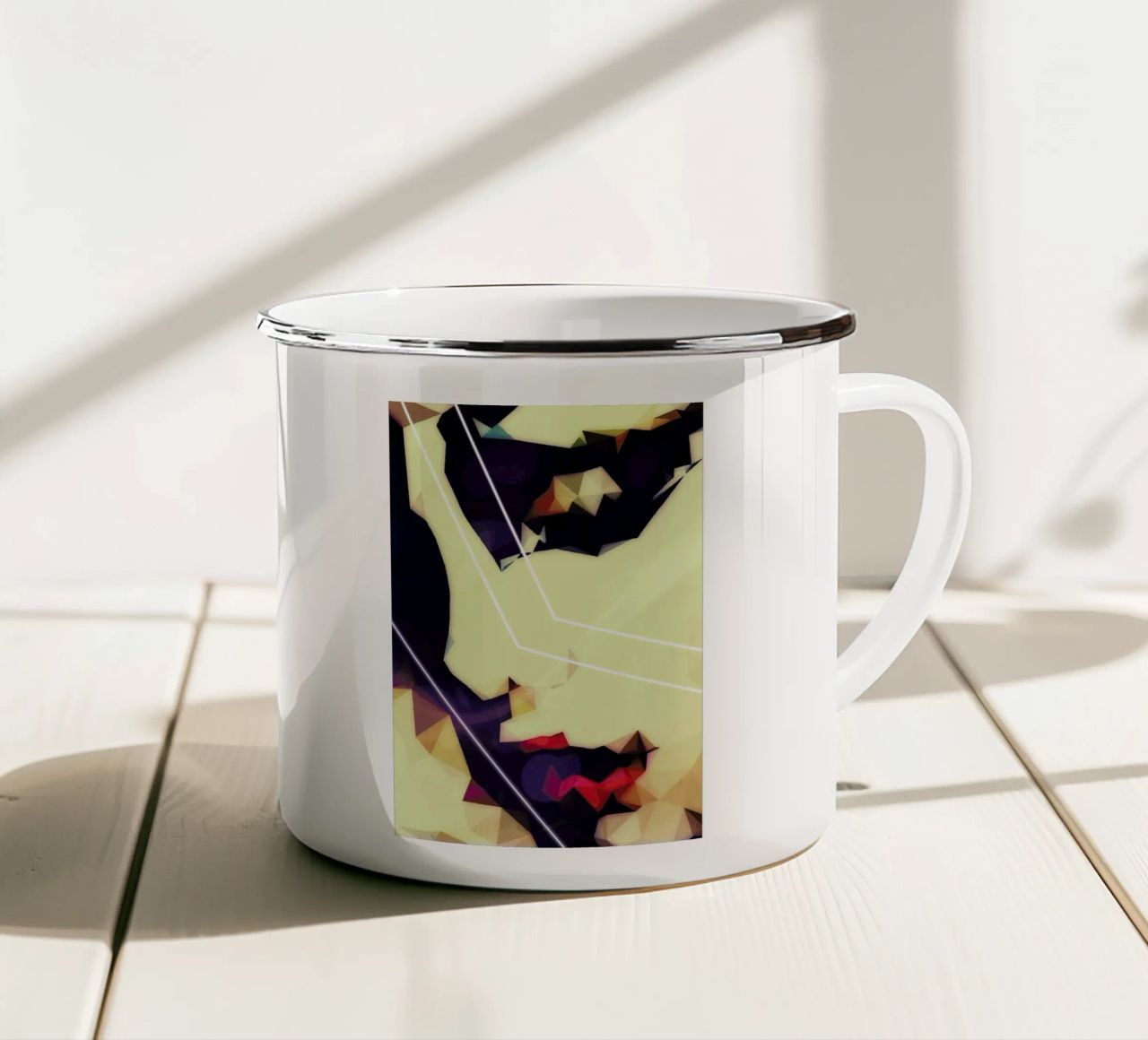 Trance tazza in smalto da Mayka ienova