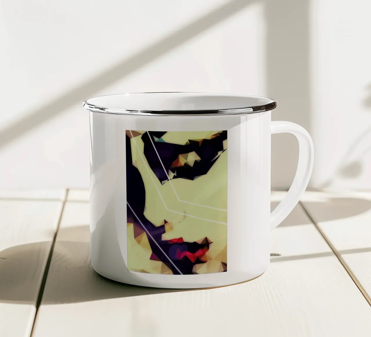 Trance tazza in smalto da Mayka ienova