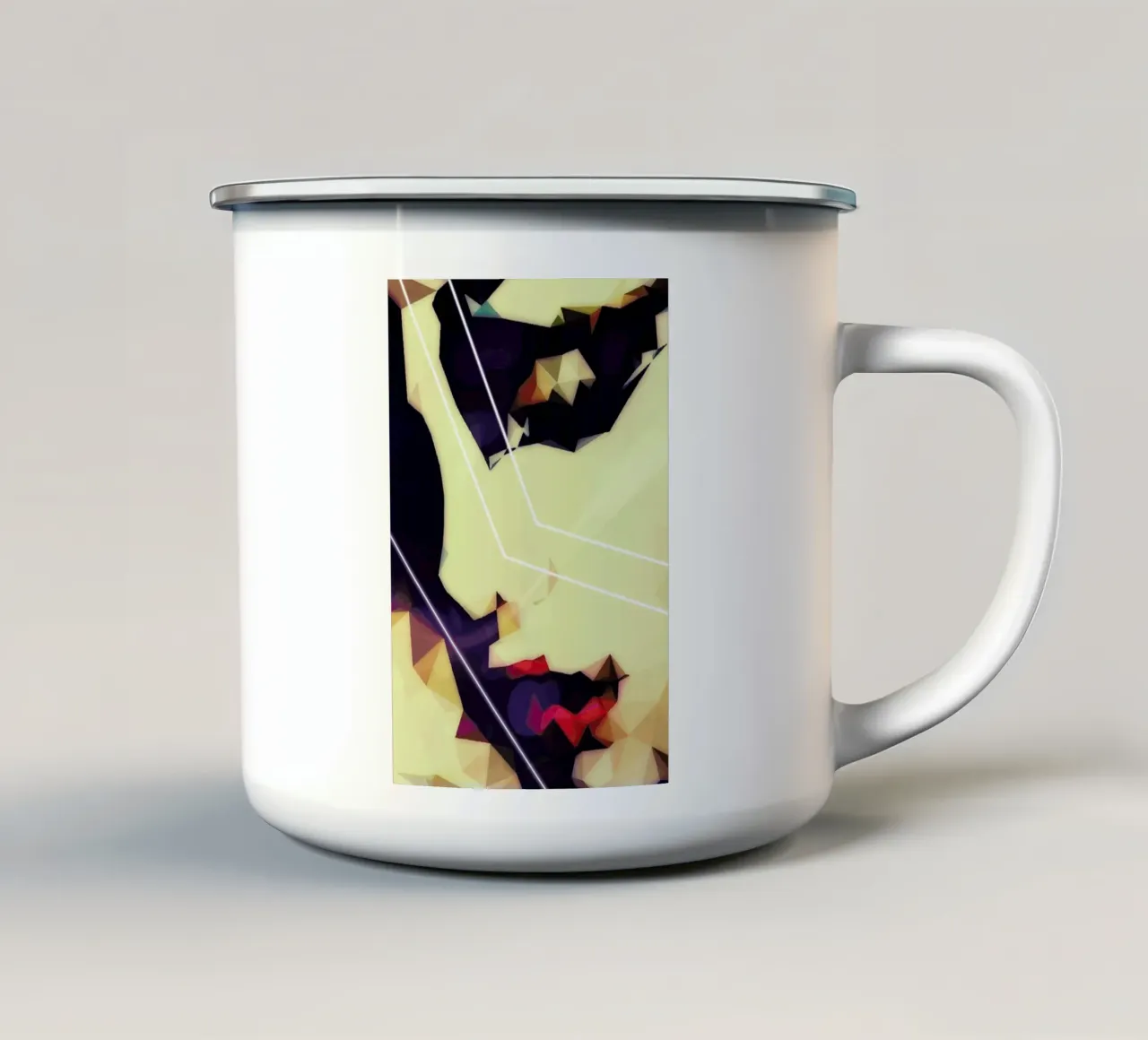 Trance tazza in smalto da Mayka ienova