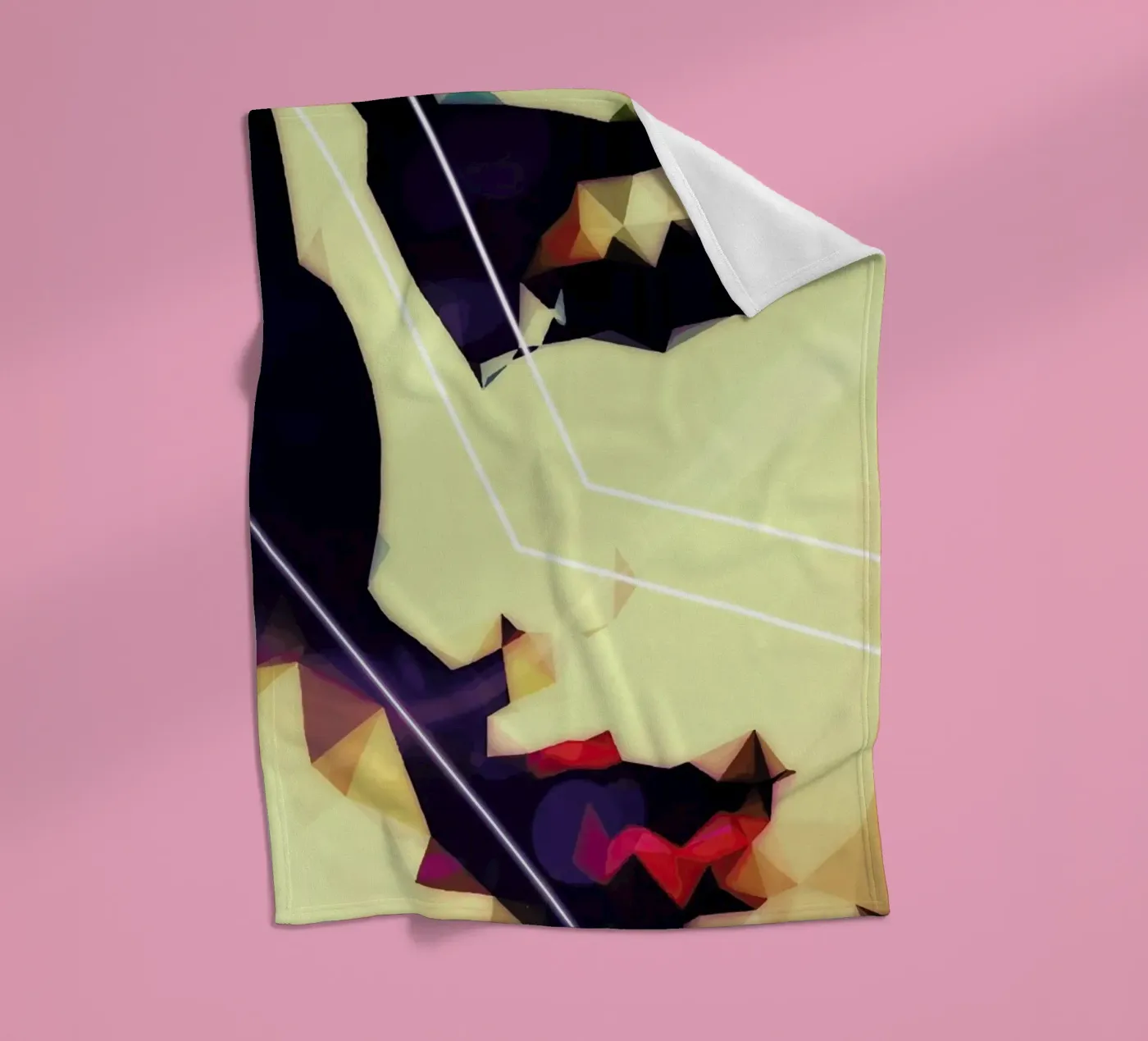 Trance fleece blanket by Mayka ienova