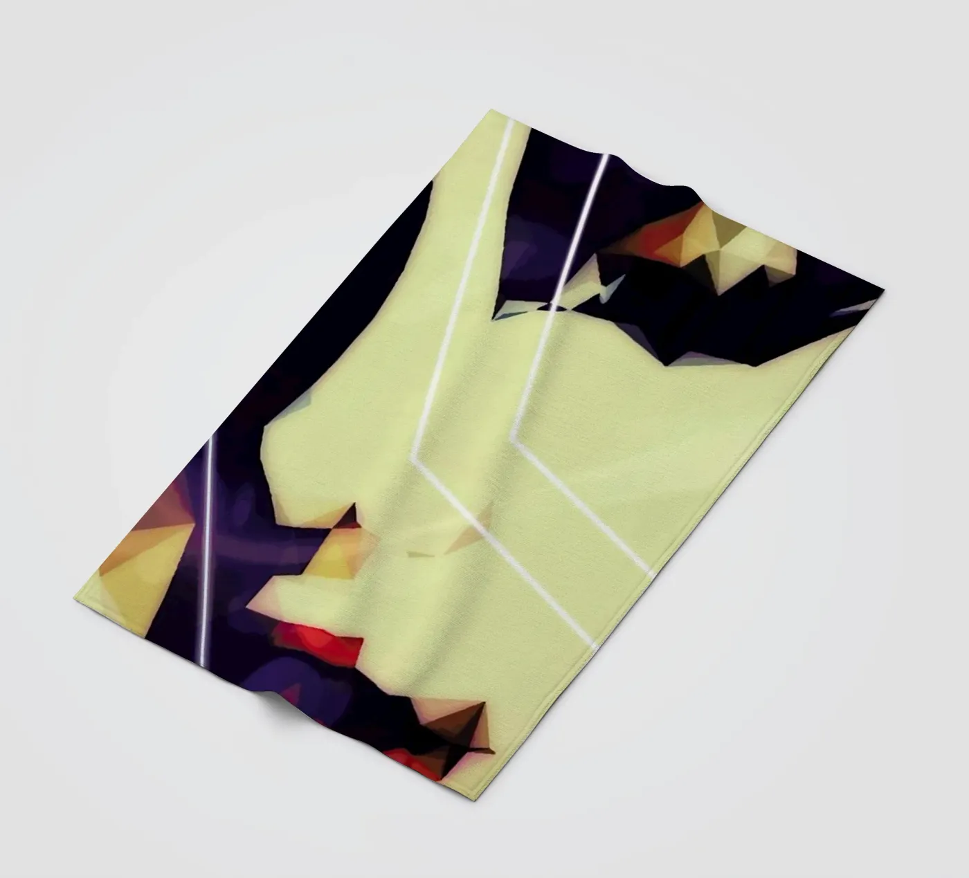 Trance fleece blanket by Mayka ienova