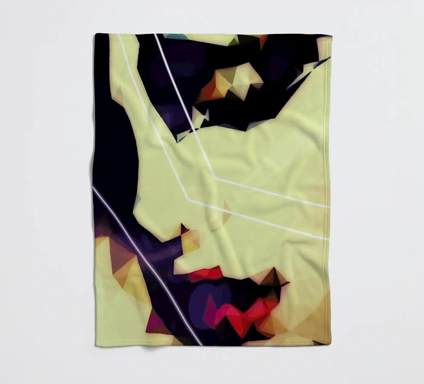 Trance fleece blanket by Mayka ienova