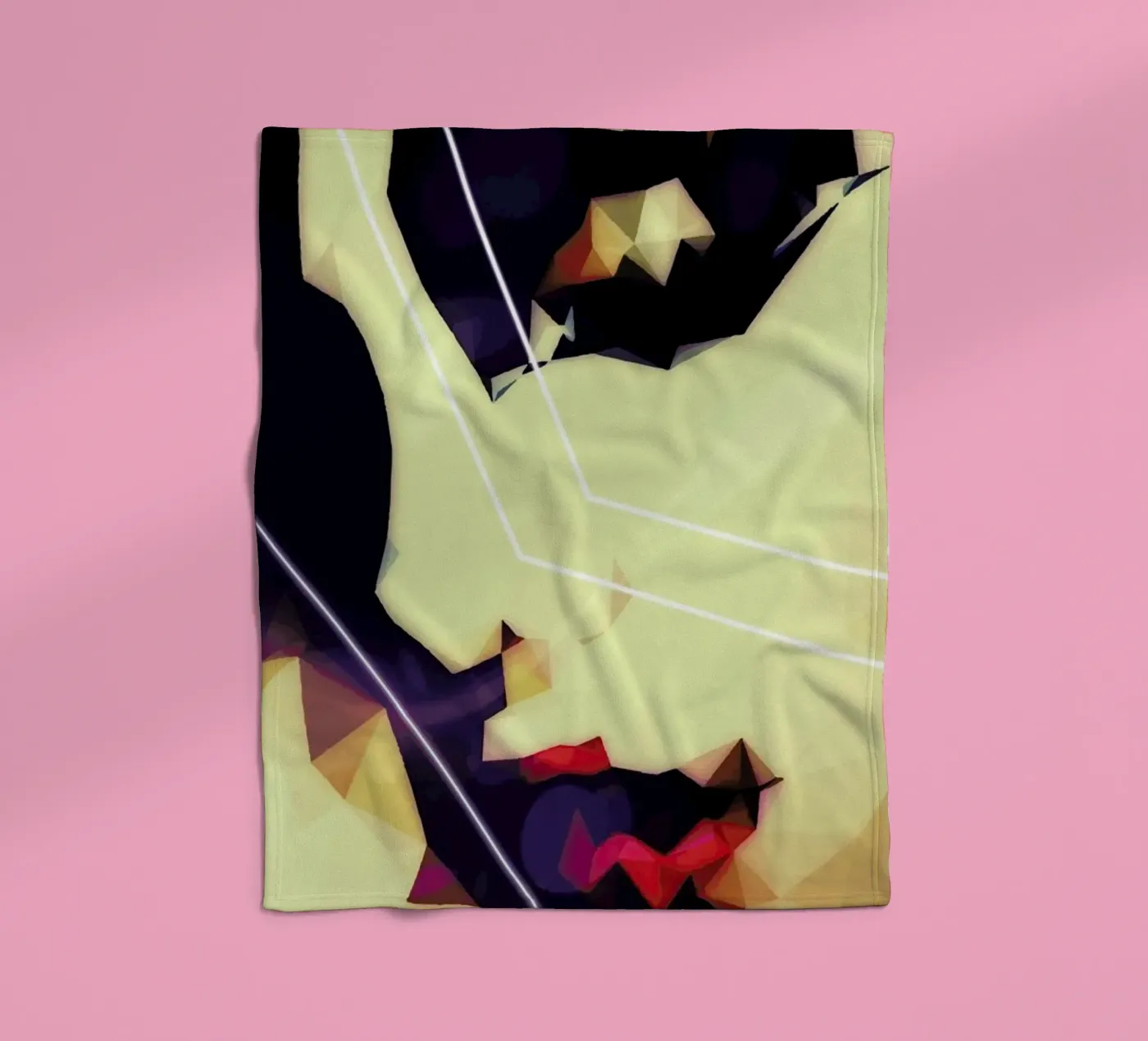 Trance fleece blanket by Mayka ienova