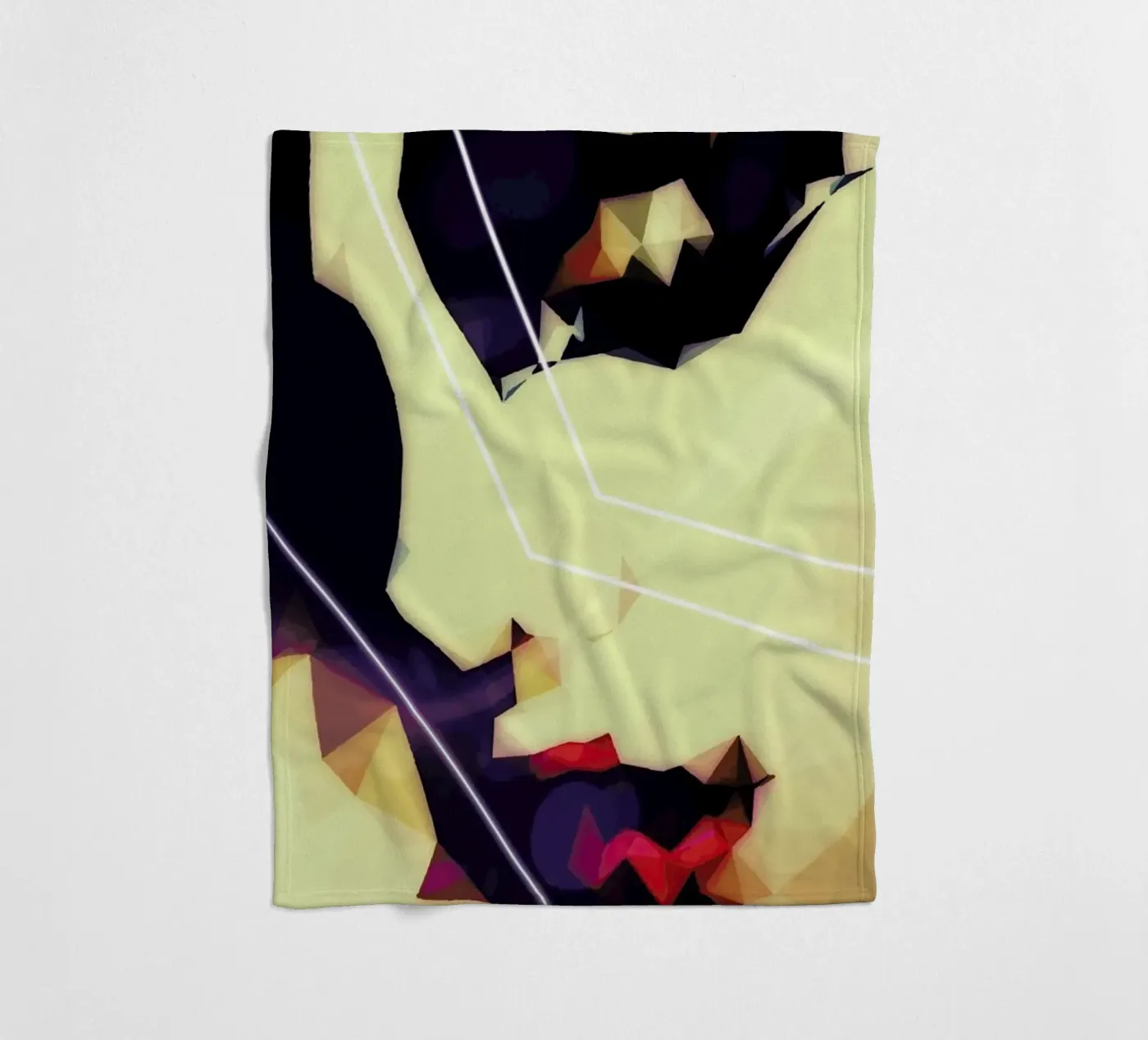 Trance fleece blanket by Mayka ienova