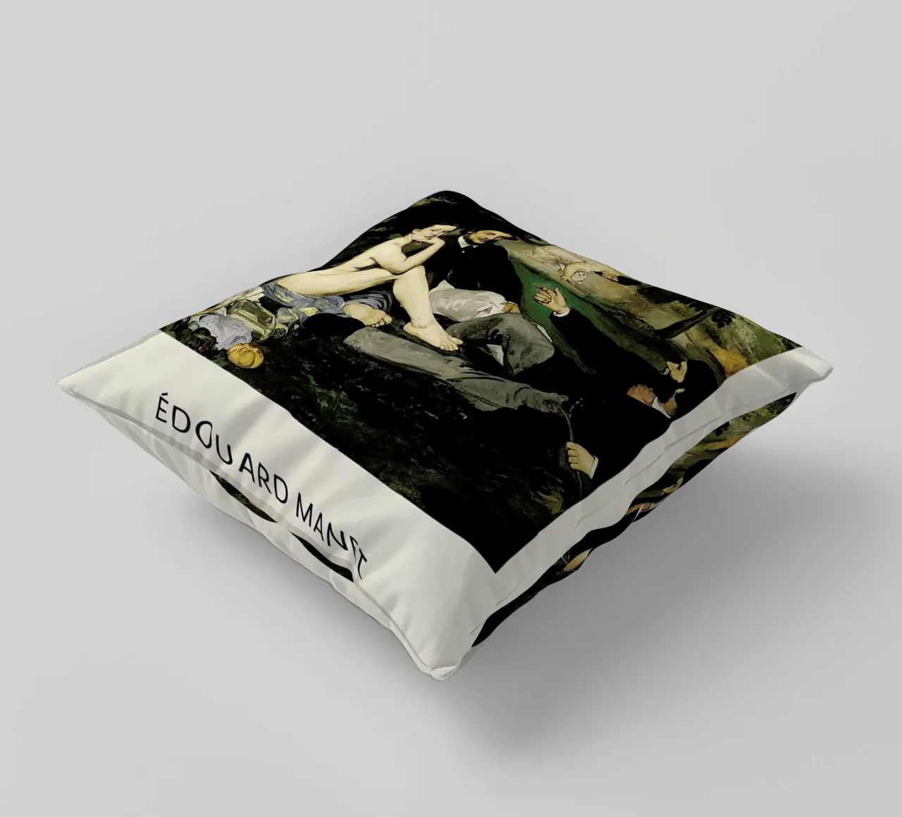 Manet - Le Déjeuner sur l'herbe cuscino da Vintage by JUNIQE