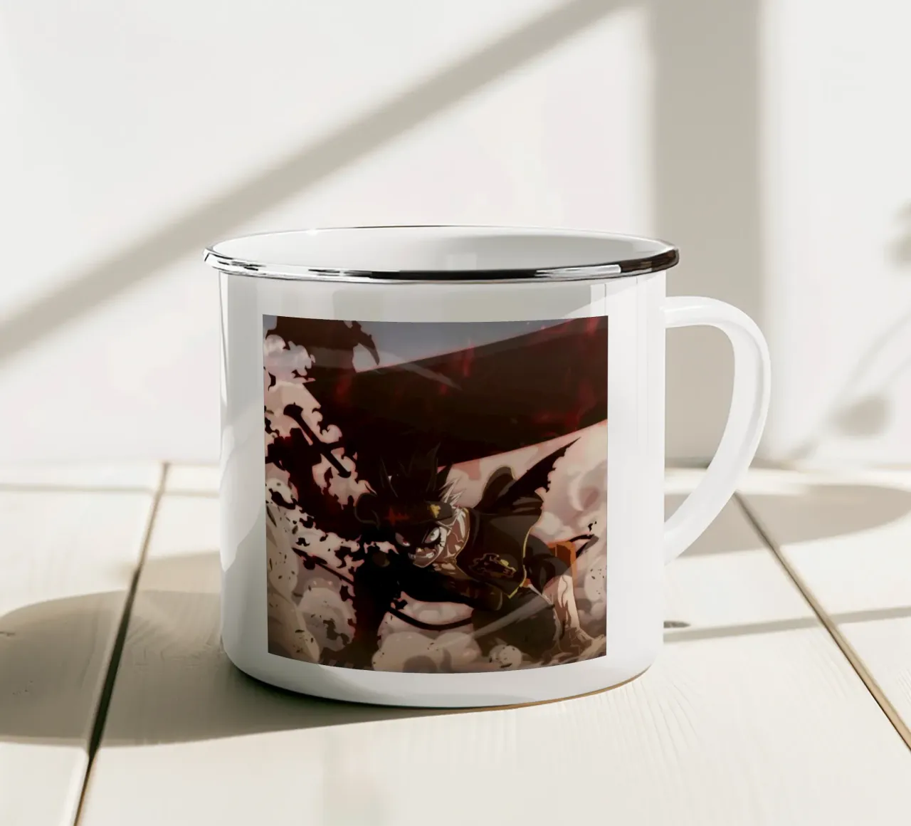 asta sword anti magic tazza in smalto da Green