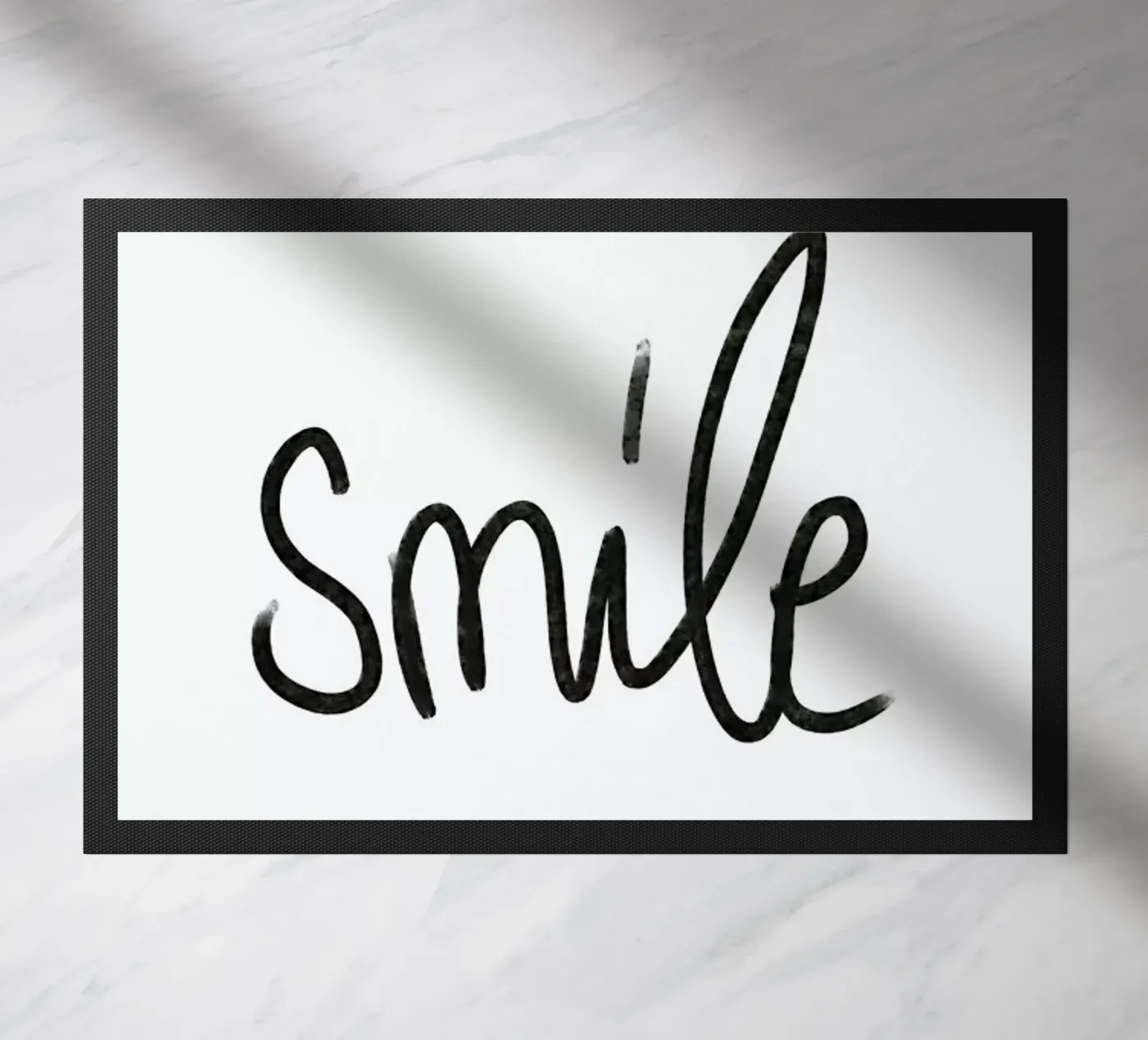Smile doormat by Sabrina Ziegenhorn