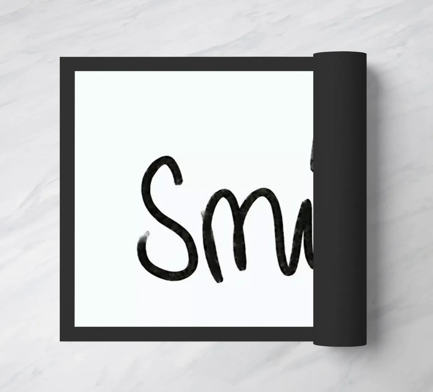 Smile doormat by Sabrina Ziegenhorn