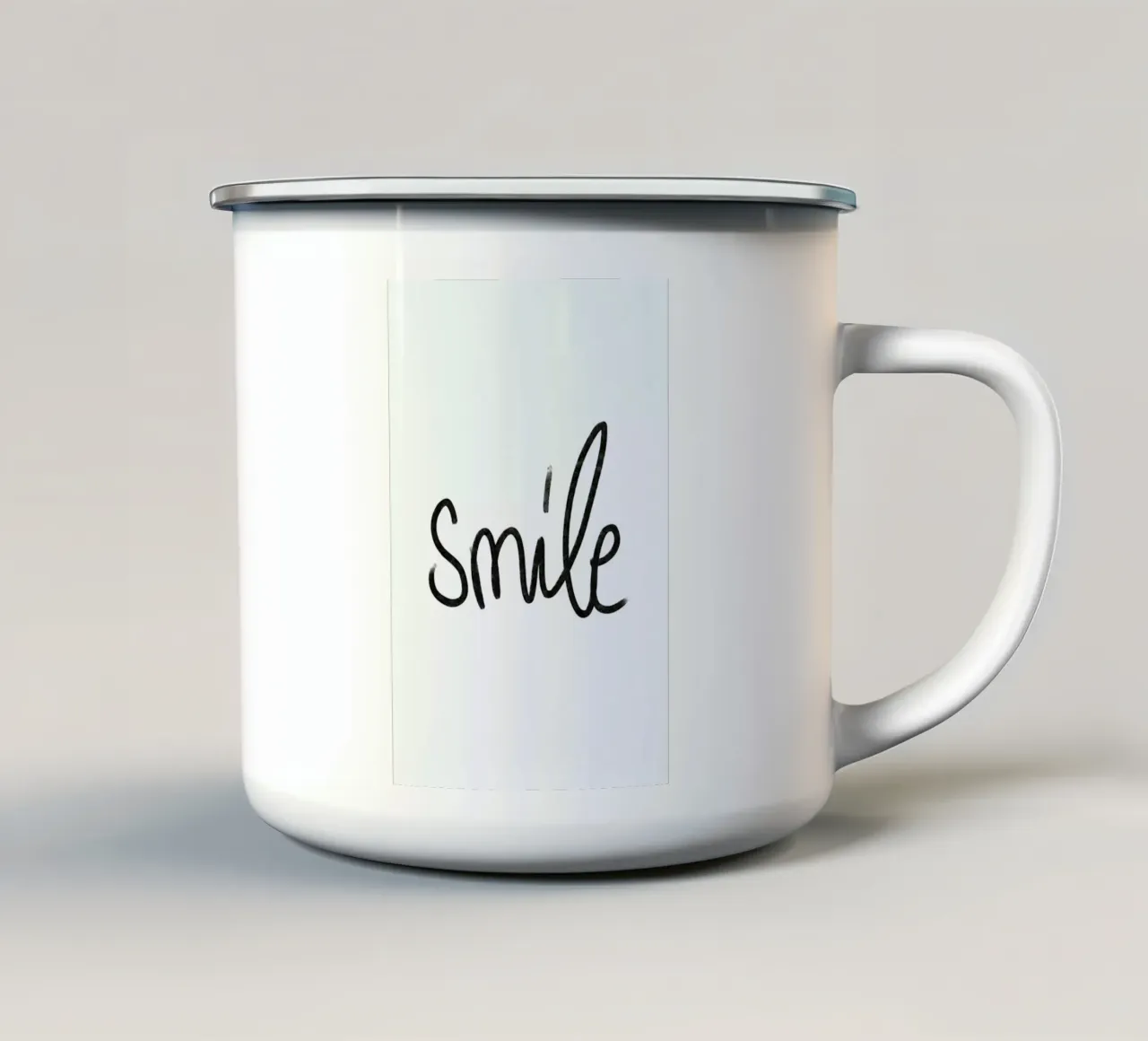 Smile tazza in smalto da Sabrina Ziegenhorn
