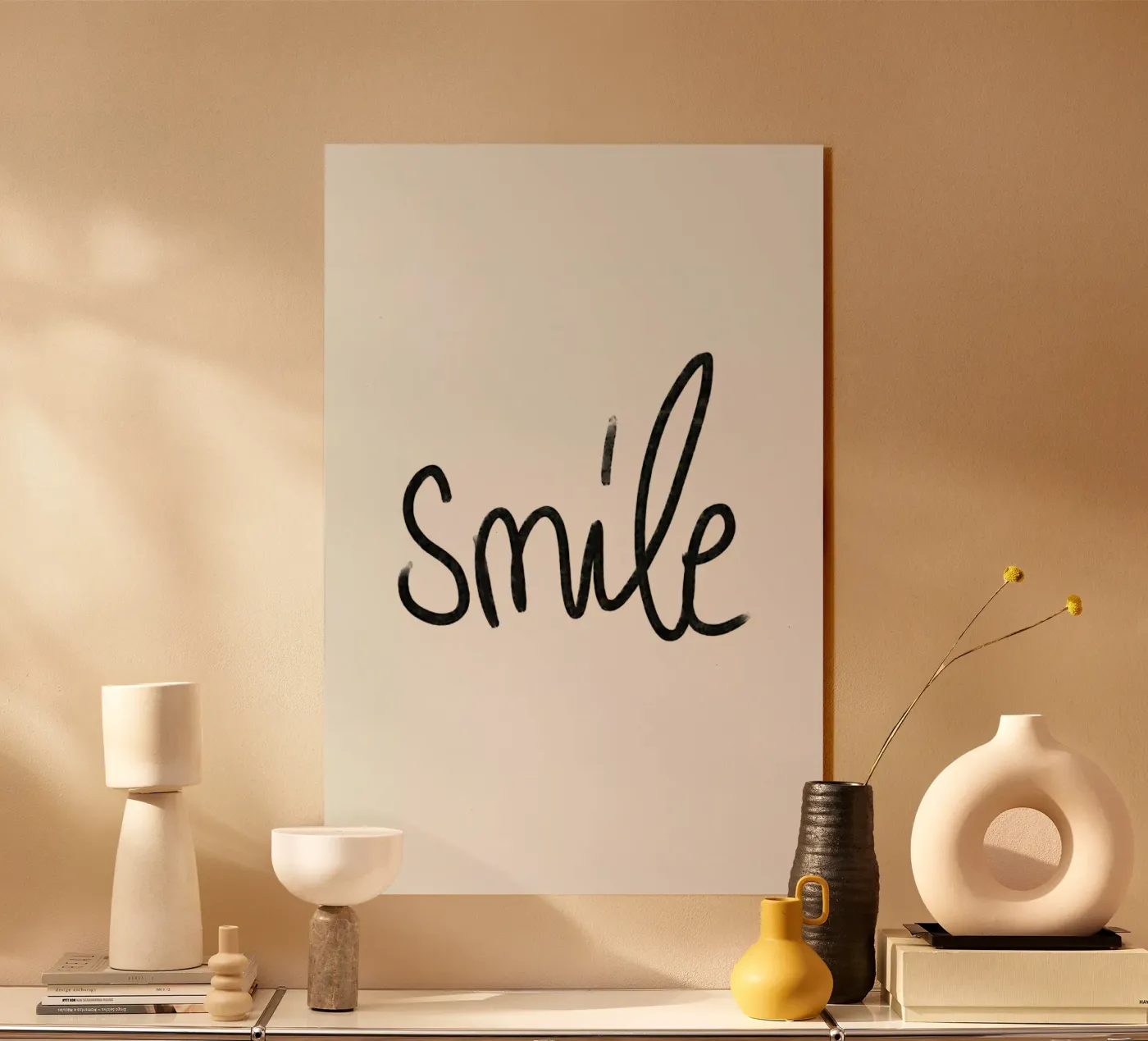 Smile acrylic glass by Sabrina Ziegenhorn