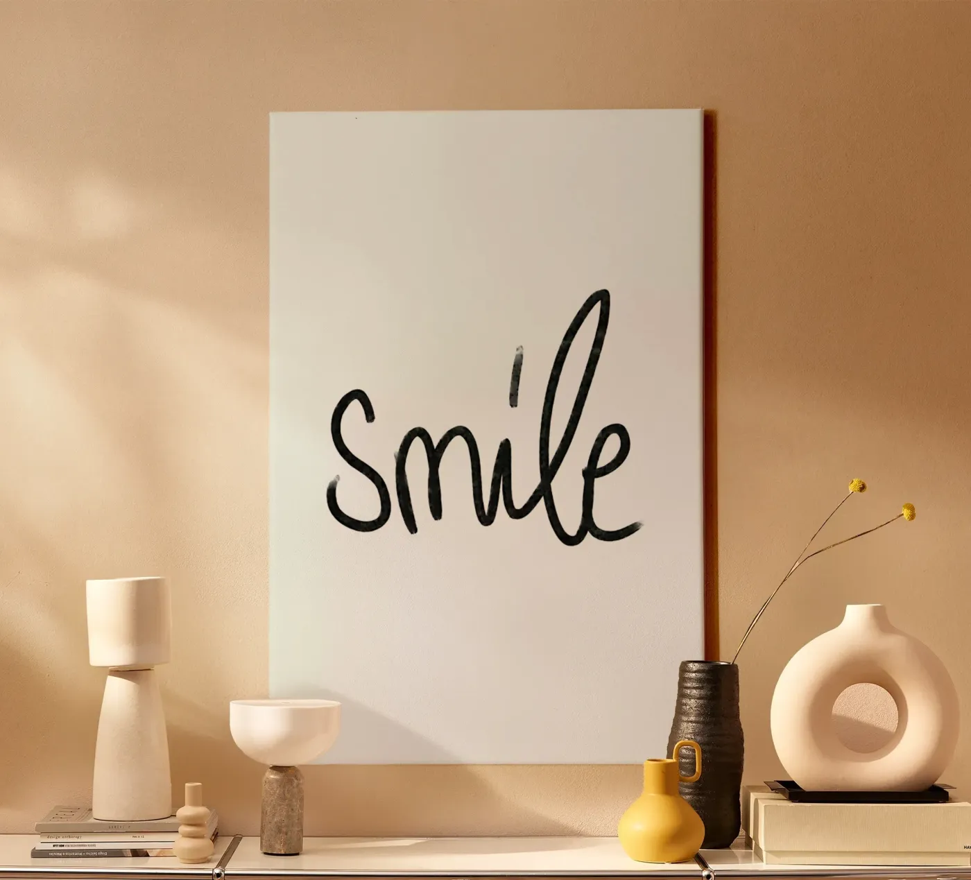 Smile canvas by Sabrina Ziegenhorn