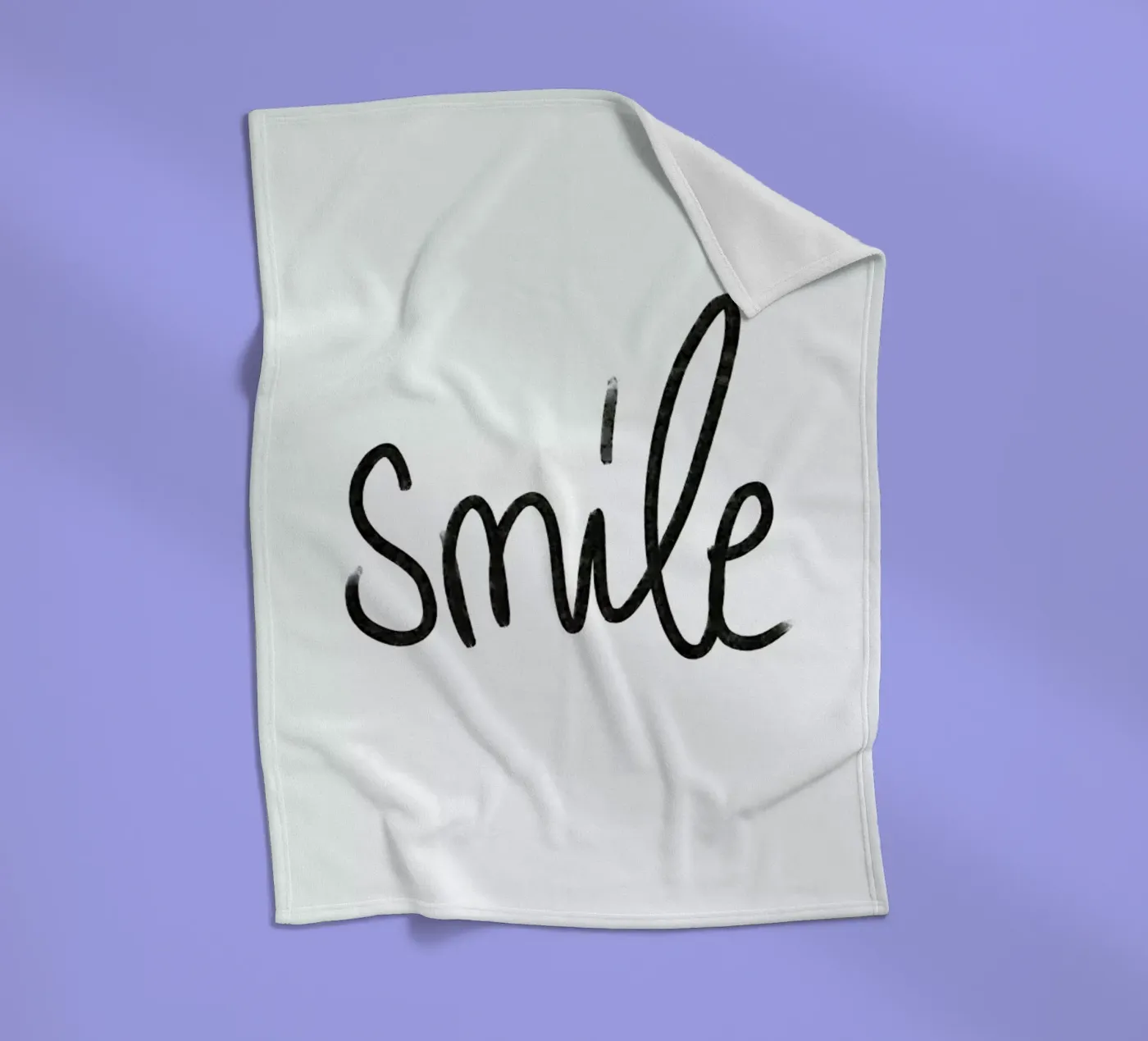 Smile Fleecedecke von Sabrina Ziegenhorn