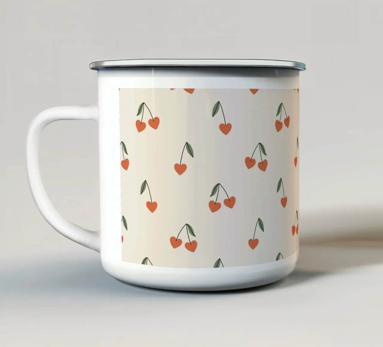Pattern Love No 38 tazza in smalto da treechild