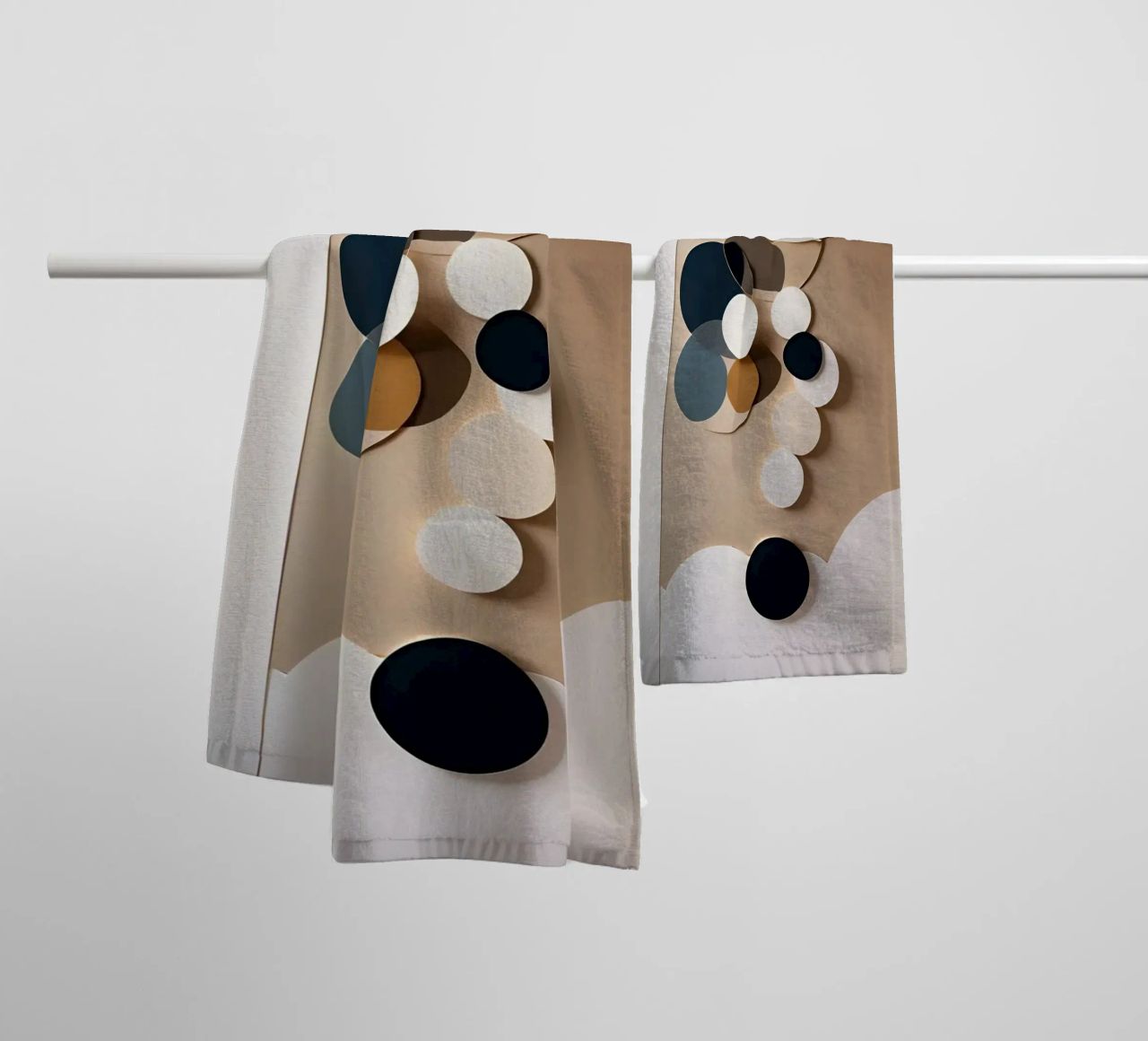 symmetry circles towel by NEW LIFE