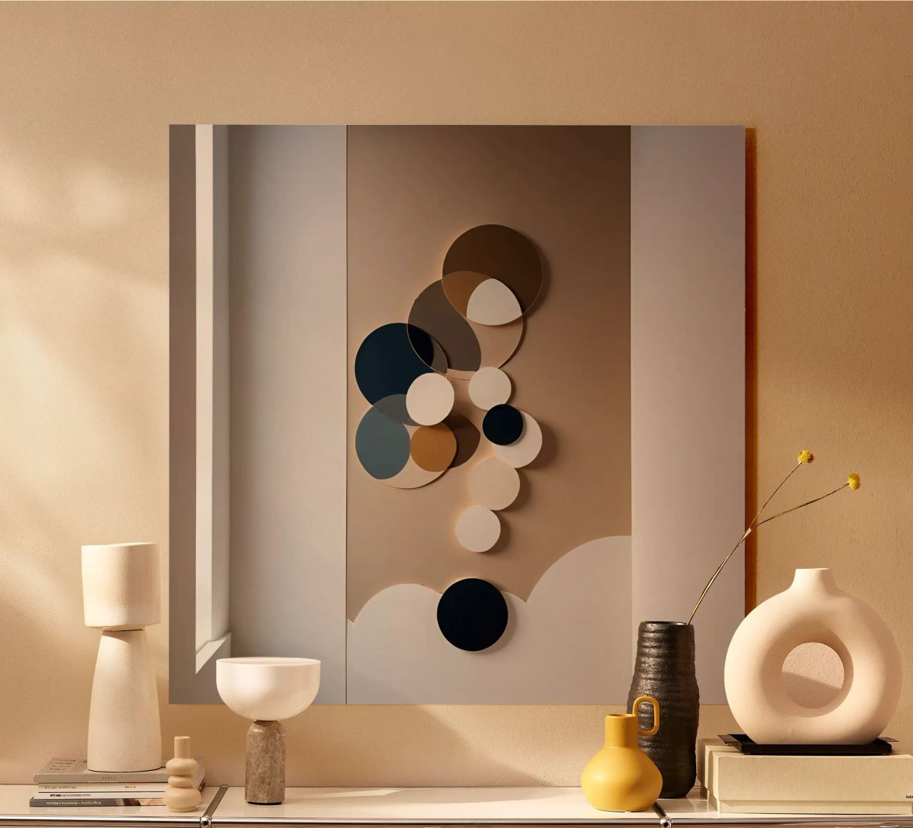 symmetry circles acrylic glass by NEW LIFE