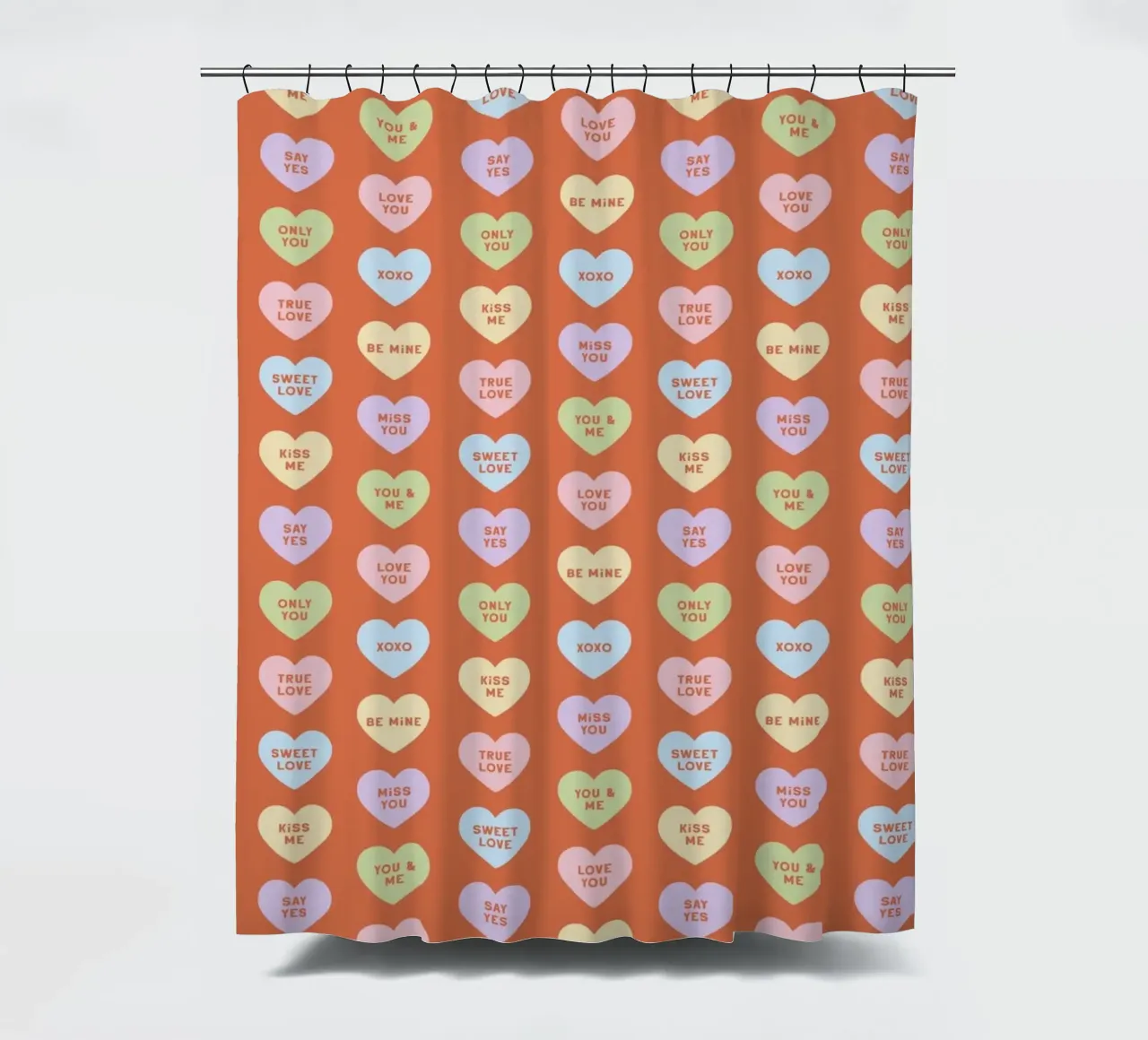Pattern Love No 42 cortina de baño de treechild