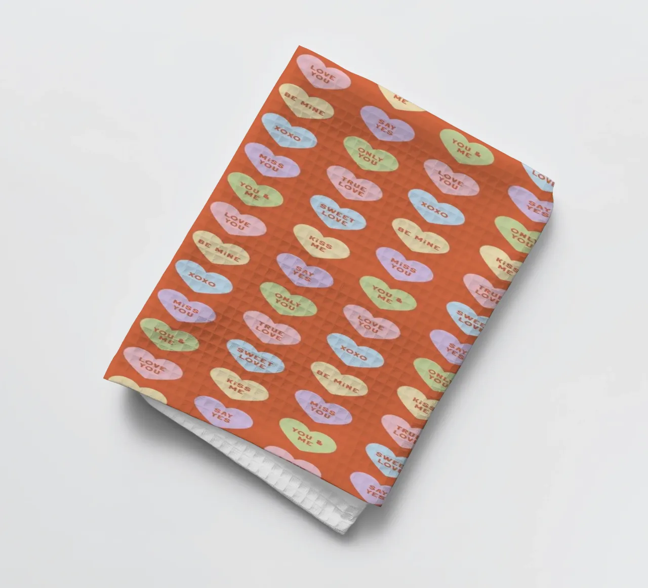 Pattern Love No 42 canovaccio da cucina da treechild
