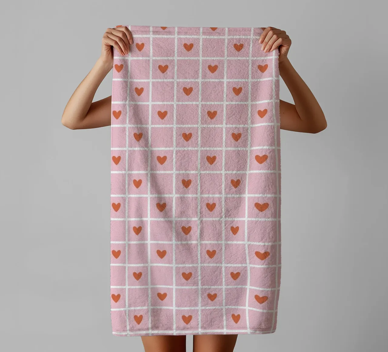 Pattern Love No 43 asciugamano da bagno da treechild