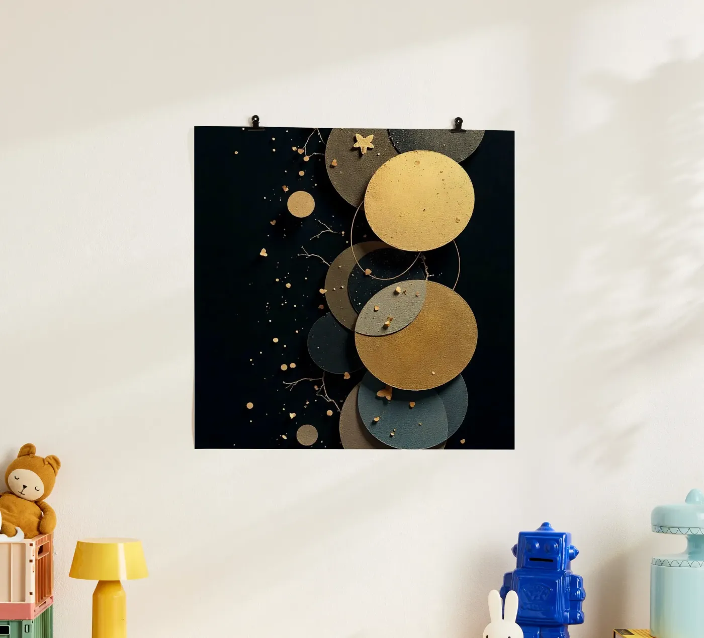 geschichtetes Element Poster von NEW LIFE