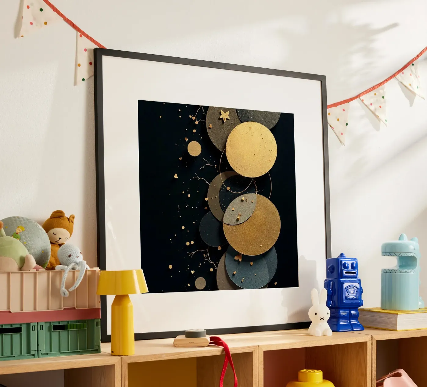 geschichtetes Element Poster von NEW LIFE