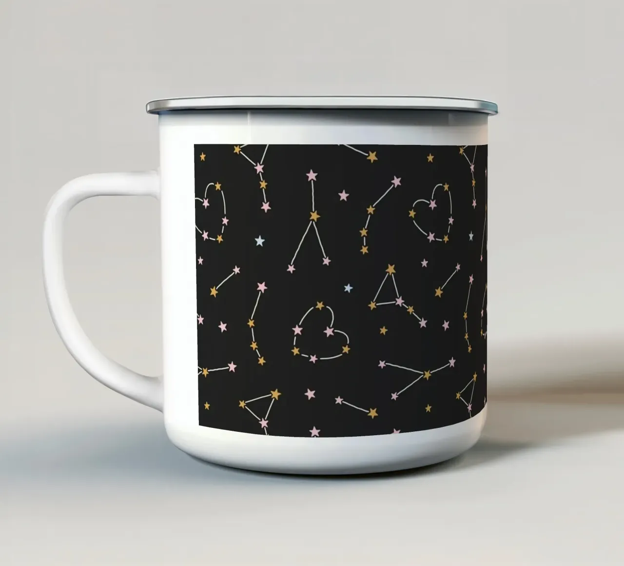 Pattern Love No 44 tazza in smalto da treechild