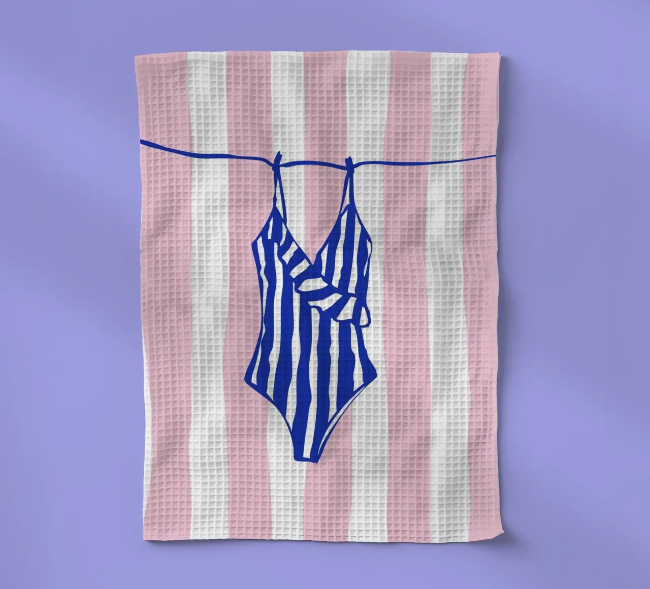 Maillot de bain & rayures torchon de modeern