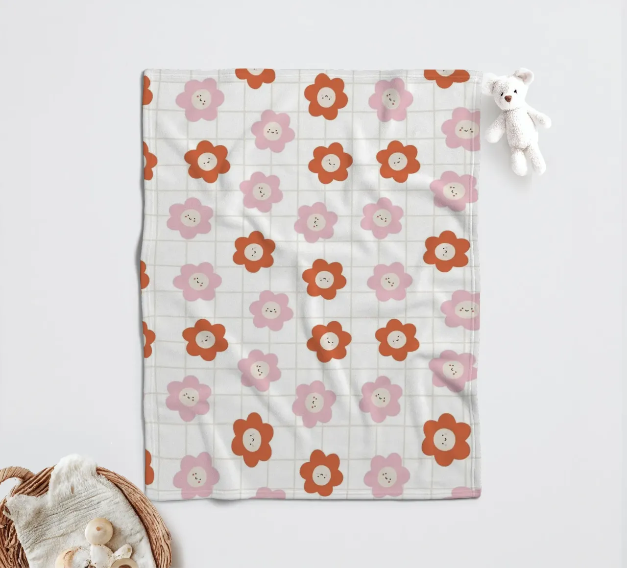 Pattern Love No 50 coperta in pile da treechild