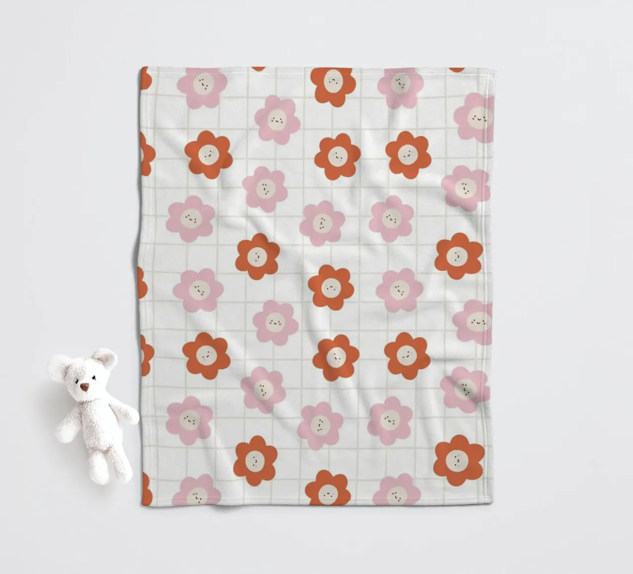 Pattern Love No 50 coperta in pile da treechild