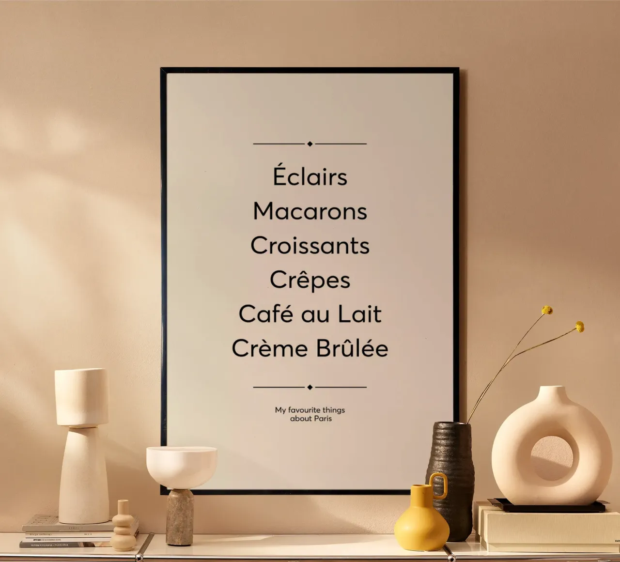 Favourite Things About Paris poster da Studio One