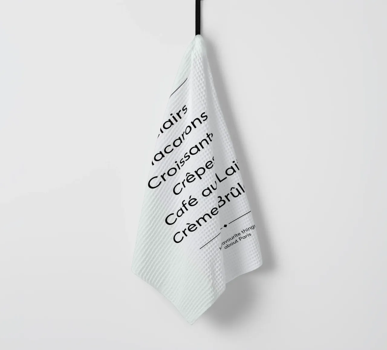 Favourite Things About Paris canovaccio da cucina da Studio One