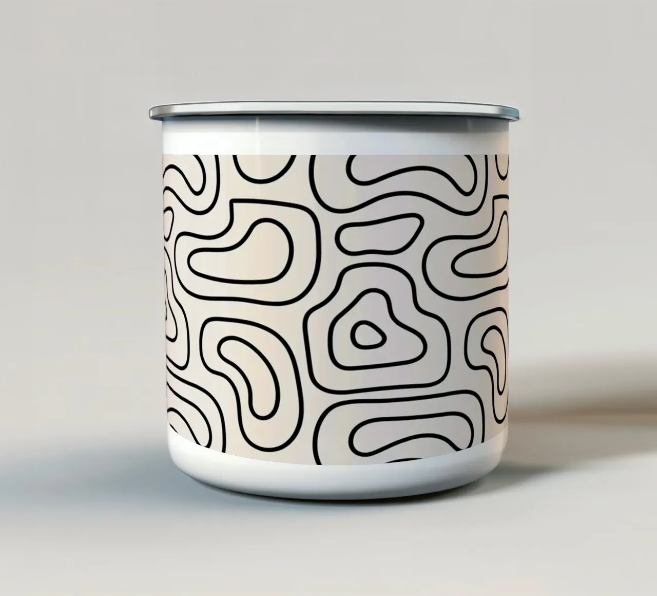 Pattern Love No 51 tazza in smalto da treechild