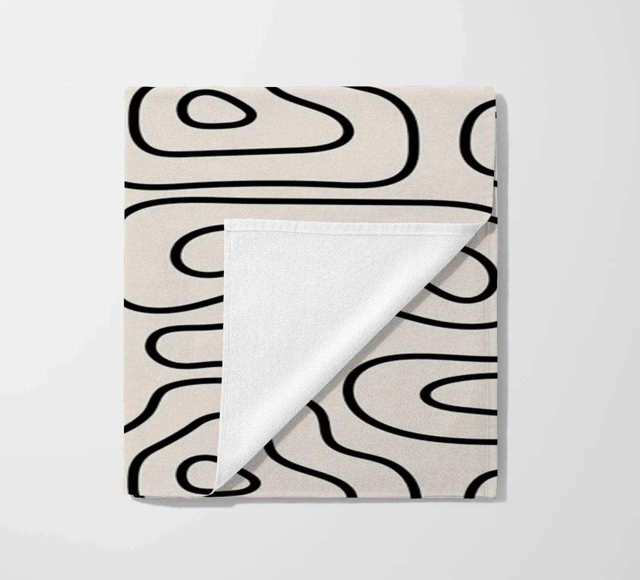 Pattern Love No 51 Strandtuch von treechild