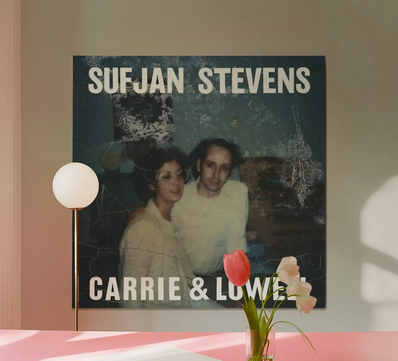 sufjans stevens carrie & lowell poster con telaio in legno da Green