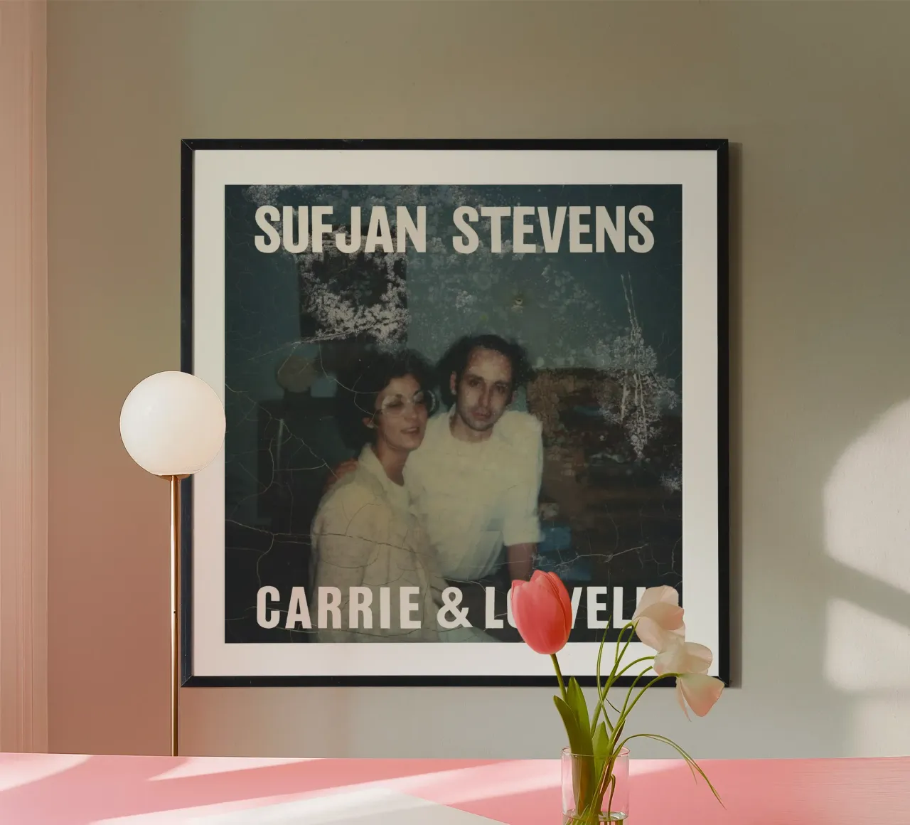 sufjans stevens carrie & lowell poster con telaio in legno da Green