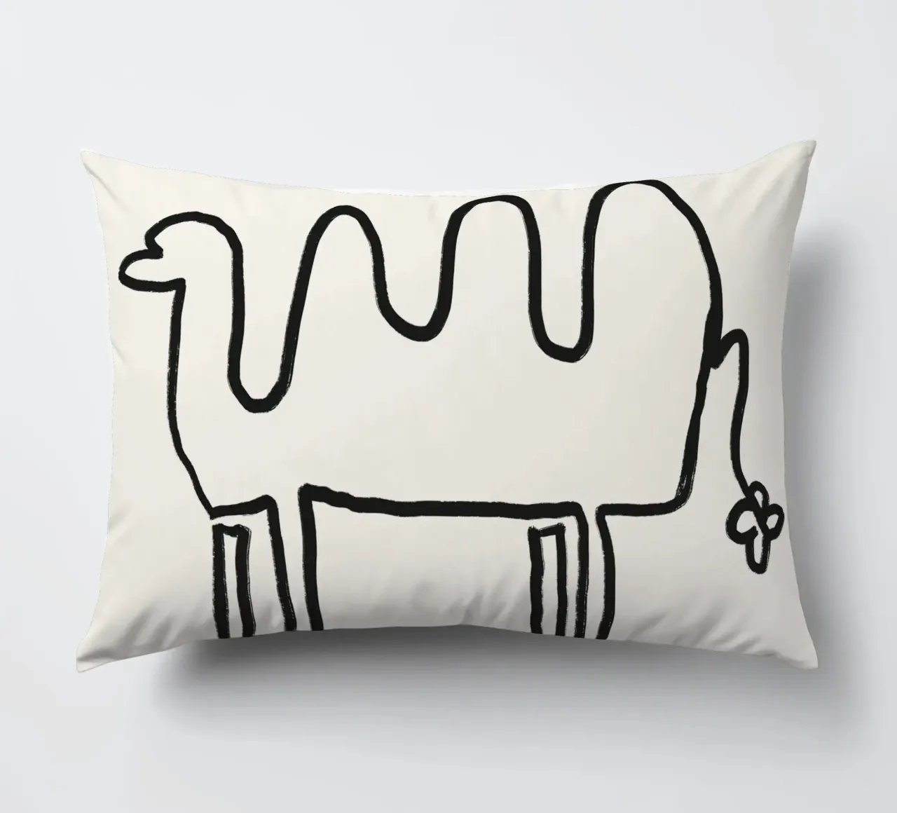Profilo del cammello var 2 cuscino da Little Dean