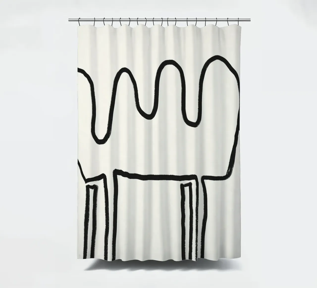 Profilo del cammello var 2 tenda da doccia da Little Dean