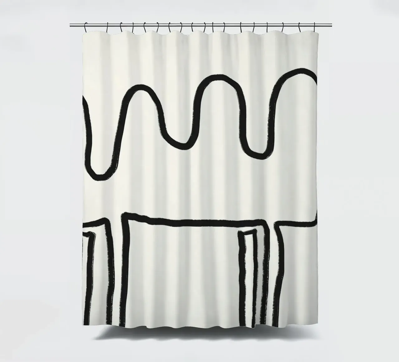 Profilo del cammello var 2 tenda da doccia da Little Dean